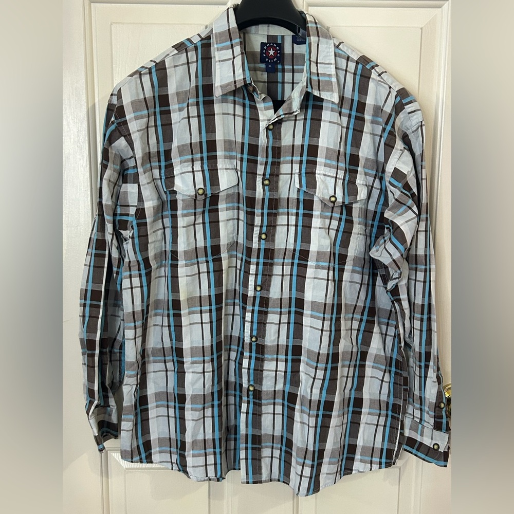 Panhandle Slim Men’s XL Pearl Snap Shirt - Picture 1 of 8